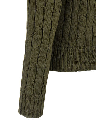 Bicolor Cotton Cardigan