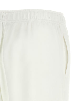 White Cotton Joggers (Workout Pants)