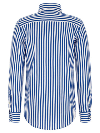 Blusa de algodón azul