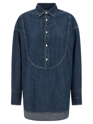 Blue Cotton Blouse
