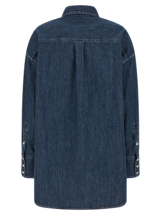 Blue Cotton Blouse