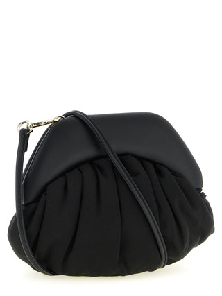 Black Viscose Clutch Bag