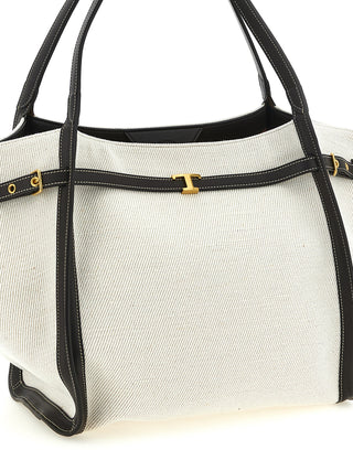 Multicolor Linen Tote Bag