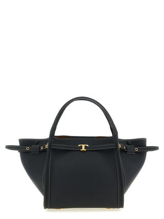 Black Calfskin Tote Bag