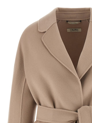 Beige Virgin Wool Coat