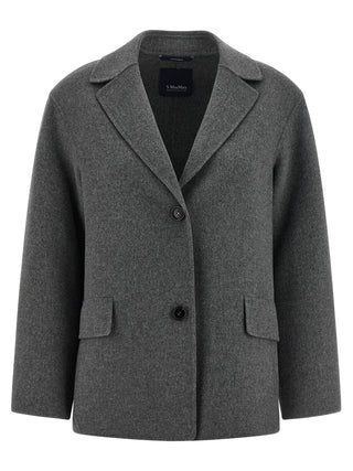 Gray Virgin Wool Blazer
