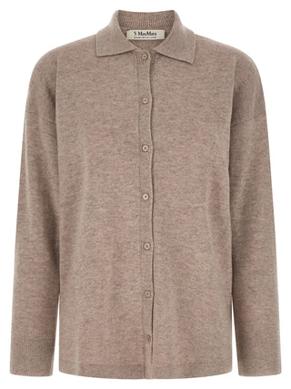 Beige Wool Cardigan