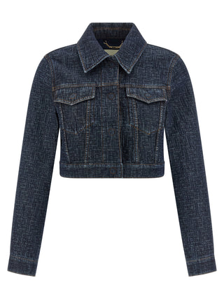 Blue Cotton Denim Jacket