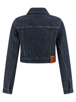 Blue Cotton Denim Jacket