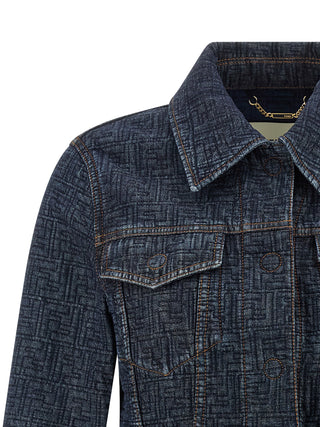 Blue Cotton Denim Jacket