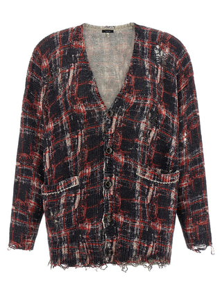 Multicolor Linen Cardigan
