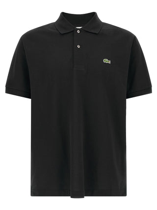 Black Cotton Polo Shirt