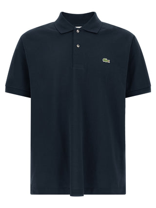 Blue Cotton Polo Shirt