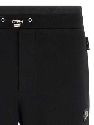 Pantalones jogger negros de algodón (para hacer ejercicio)  