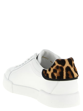 Brown Calfskin Low Top Sneakers