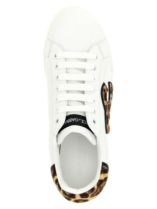 Brown Calfskin Low Top Sneakers