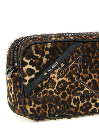 Multicolor Cowhide Crossbody Bag