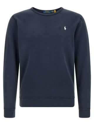 Sudadera azul de algodón