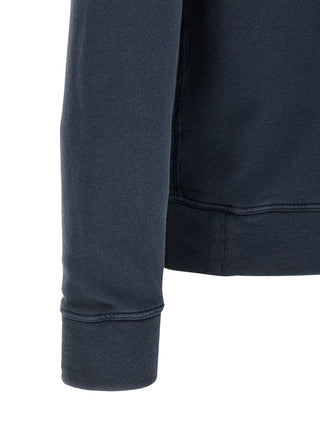 Sudadera azul de algodón