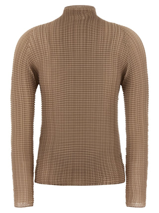 Beige Polyester Blouse