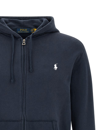Blue Cotton Sweatshirt