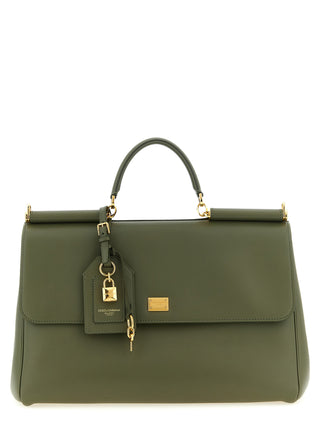 Bicolor Calfskin Handbag