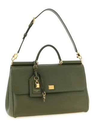 Bicolor Calfskin Handbag