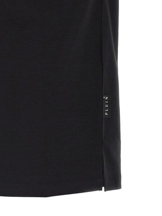 Black Cotton Polo Shirt