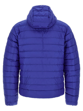 Blue Polyamide Full-Length Jacket