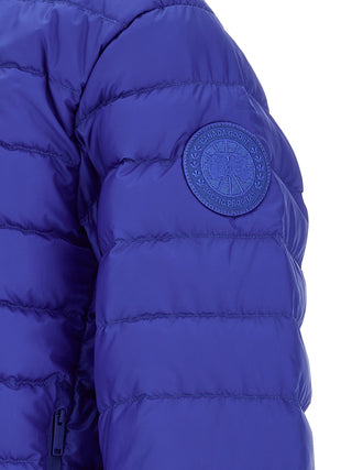Blue Polyamide Full-Length Jacket