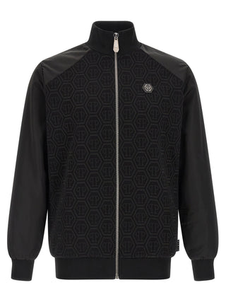 Black Cotton Sweatshirt