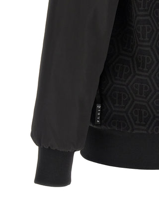 Black Cotton Sweatshirt