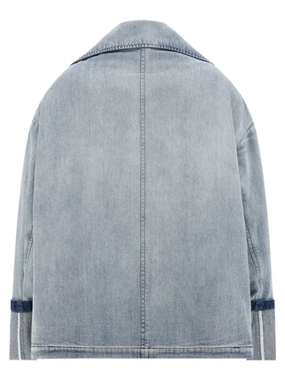 Blue Cotton Denim Jacket