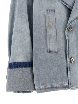 Blue Cotton Denim Jacket