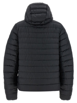 Black Polyamide Full-Length Jacket