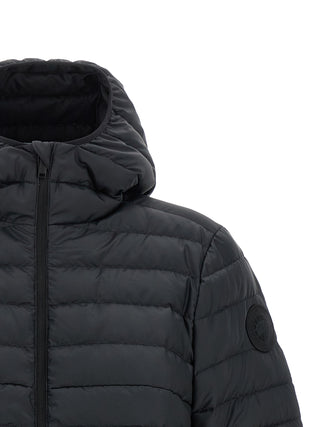 Black Polyamide Full-Length Jacket