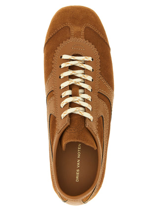 Brown Calfskin Sneakers