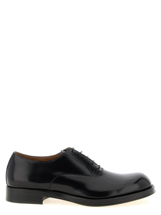 Black Calfskin Oxfords And Derbies