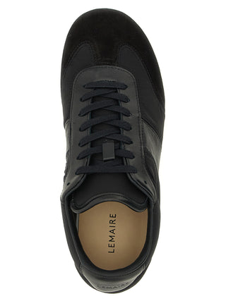 Black Polyamide Athletic Sneakers