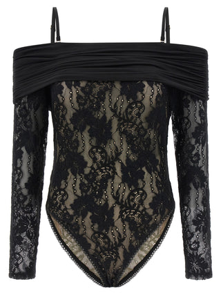 Black Polyamide Bodysuit
