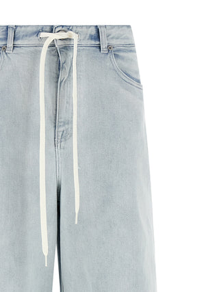 Blue Cotton Jeans Denim
