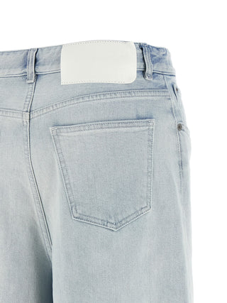 Blue Cotton Jeans Denim