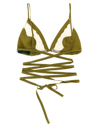 Bicolor Silk Bra