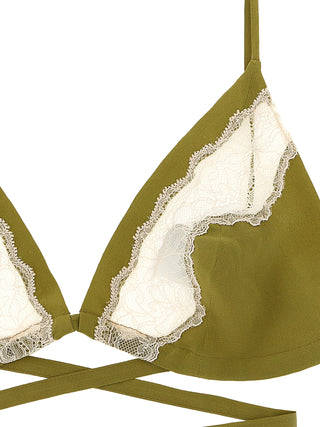 Bicolor Silk Bra