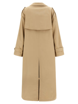 Beige Cotton Coat