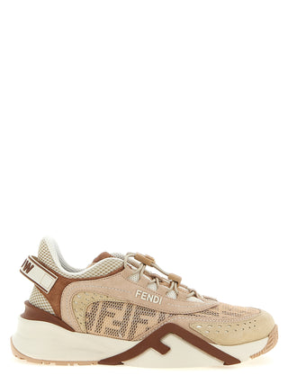 Multicolor Polyamide Athletic Sneakers