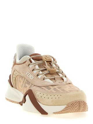 Multicolor Polyamide Athletic Sneakers