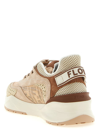 Multicolor Polyamide Athletic Sneakers