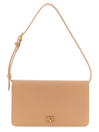 Bolso de hombro multicolor de piel de becerro