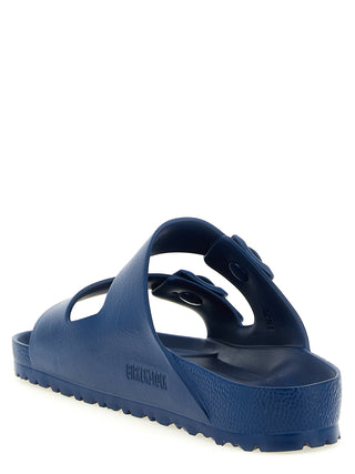 Blue Polyethylene Flat Sandals